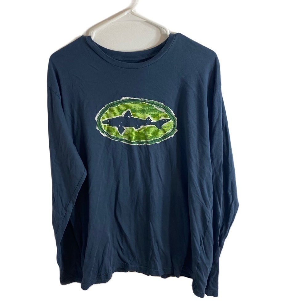 Dogfish Head Brewery Long Sleeve T-shirt Large Men’s Navy Blue